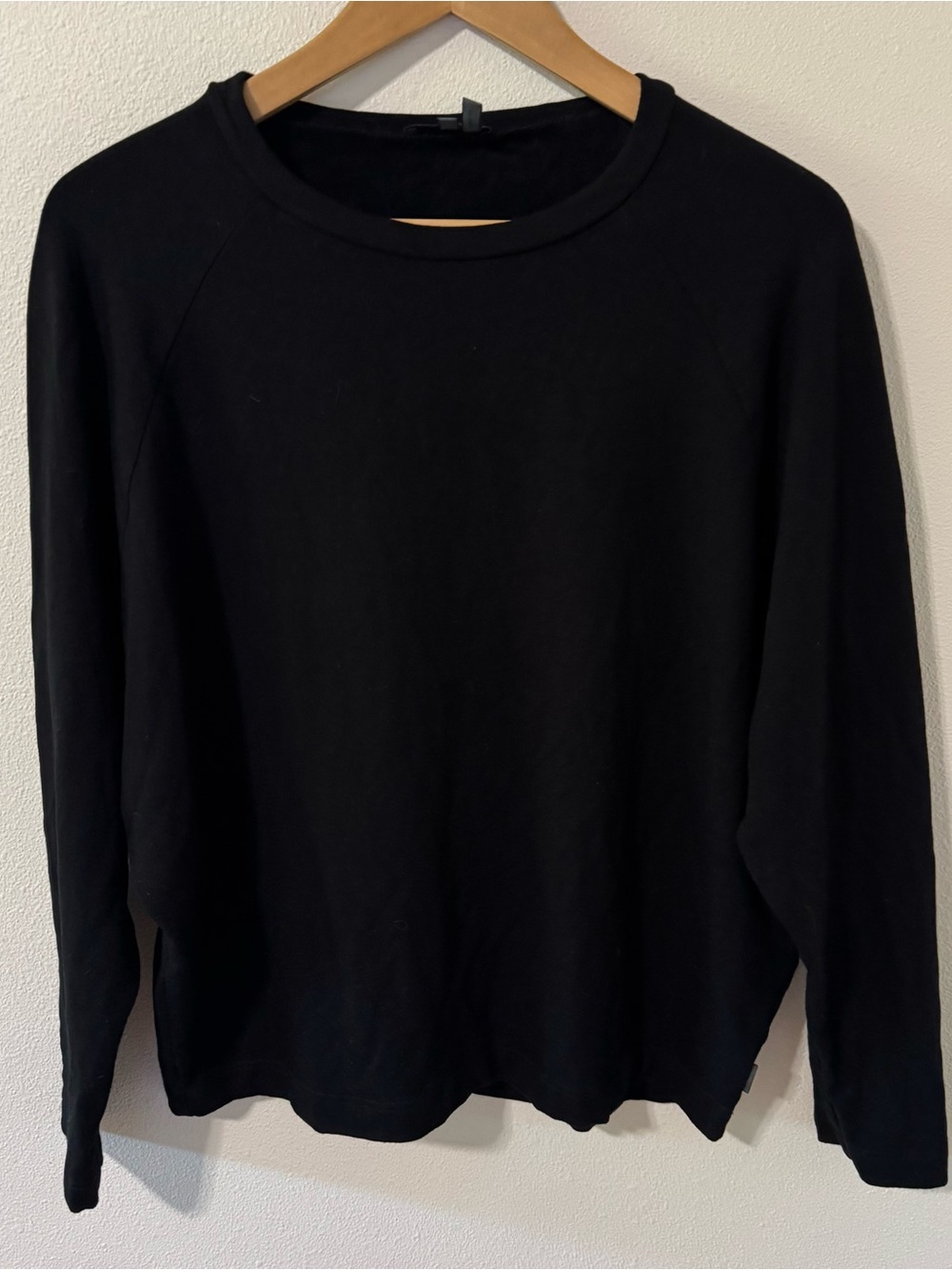 Oska Long Raglan Sleeve Stretch Jersey Top Crew Neckline Boxy Lagenlook-2/S